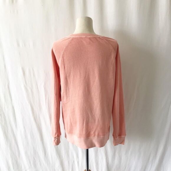 Old Navy coral crew neck sweatshirt size XS - Picture 5 of 8